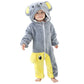 Clothes For Babies Autumn 3-year-old Baby Animal Jumpsuit Flannel Romper European And American Children’s Wear