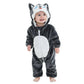 Clothes For Babies Autumn 3-year-old Baby Animal Jumpsuit Flannel Romper European And American Children’s Wear