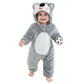 Clothes For Babies Autumn 3-year-old Baby Animal Jumpsuit Flannel Romper European And American Children’s Wear