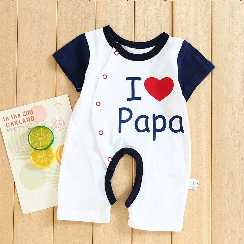 Clothes For Babies Cotton Short Sleeve Thin Baby Jumpsuits - Short Sleeve Love for Tiny Fashion Icons