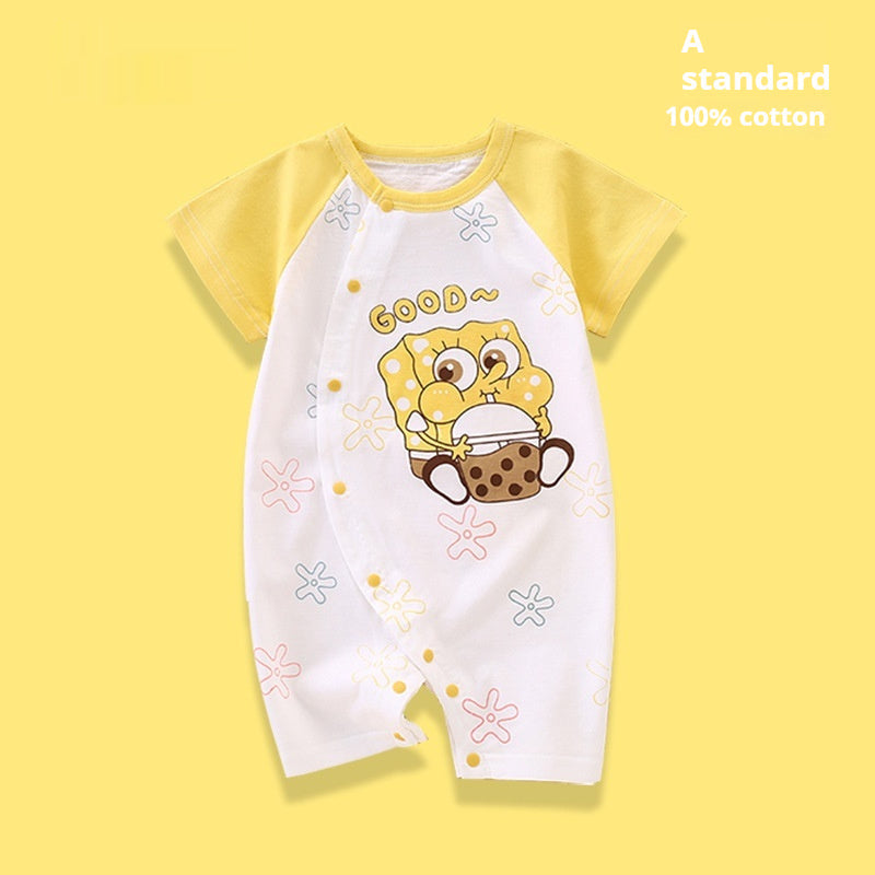 Clothes For Babies Cotton Short Sleeve Thin Baby Jumpsuits - Short Sleeve Love for Tiny Fashion Icons