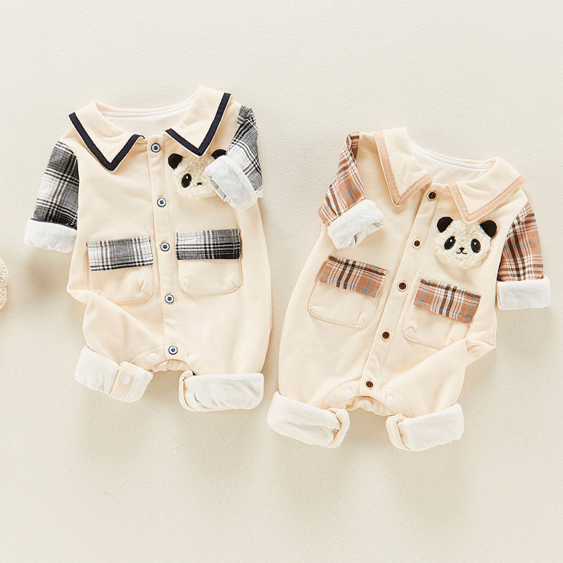 Clothes For Babies Spring And Autumn Male And Female Baby Newborn Jumpsuit Super Cute - Cute Baby Jumpsuit for Spring