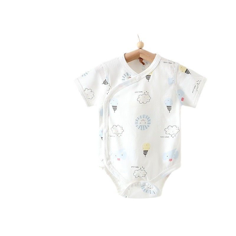 Clothes For Babies Summer Clothing Class A Cotton Short Sleeve Romper - Short Sleeve Rompers for Tiny Summer Adventures