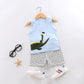 Clothes For Babies Suspenders Cotton Sleeveless Two-piece Suit - Baby Suspenders That Say I’m Stylish and Adorable