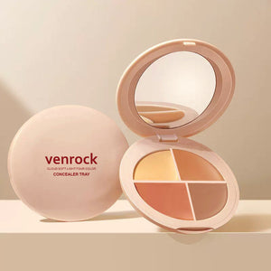 Cloud Soft Light Four Color Concealer Tray Clear for Brightening and Moisturizing - Teleplus cloud soft light four