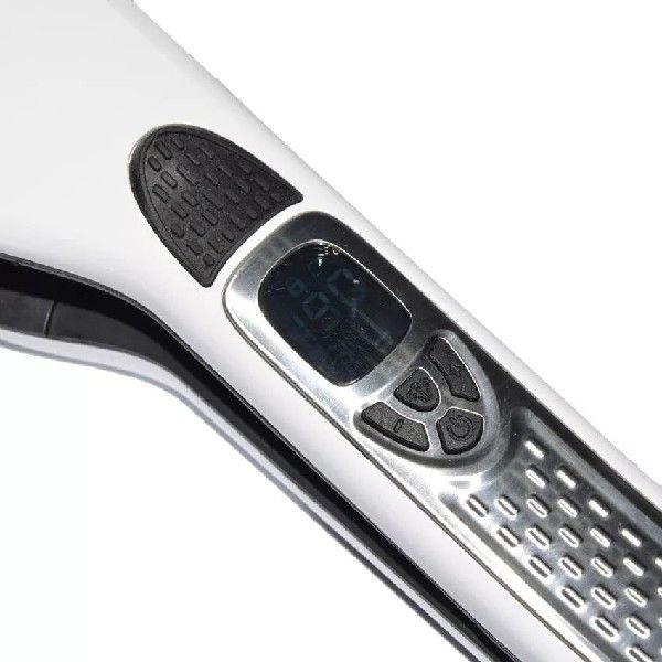 Clrlife Steam Hair Brush with Titanium Ceramic Plates and LCD Display - clrlife steam hair brush titanium ceramic