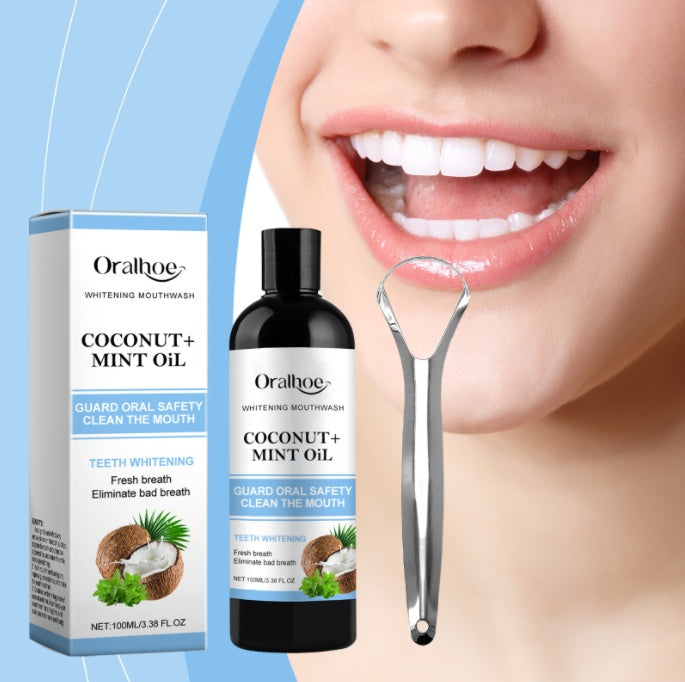 Coconut Mint Mouthwash for Oral Relief and Breath Care - Teleplus coconut mint mouthwash oralhoe breath care gum
