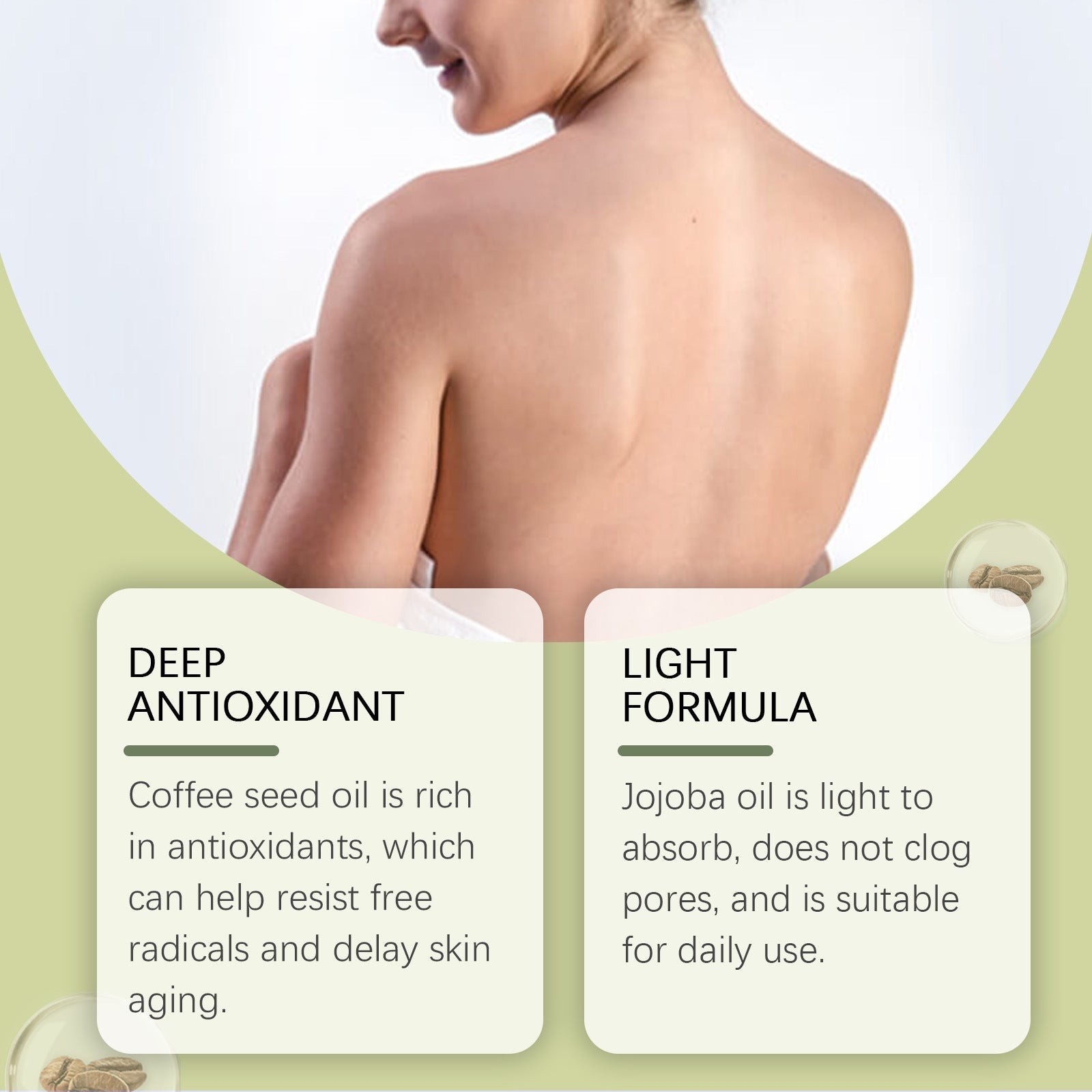 Coffee Seed Extract Essential Oil Massage for Moisturizing Skin Rejuvenation - Teleplus coffee seed extract essential