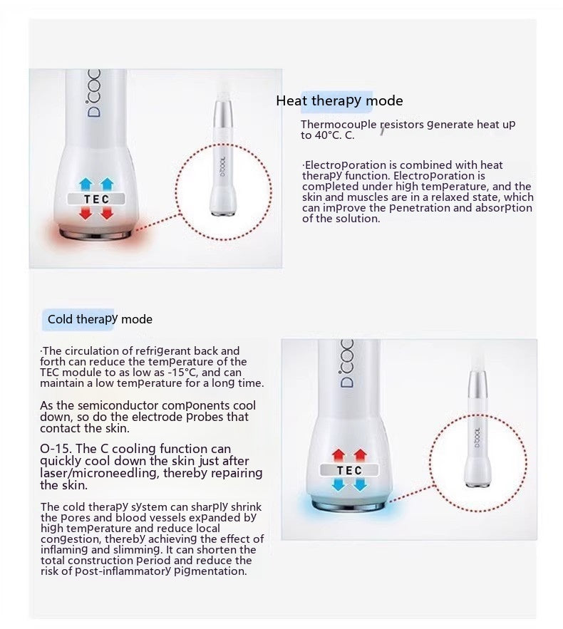 Cold Therapy Device Facial Ion Shrink Pores Ice Guide Ice Compress - Chill Out with the Cold Therapy Device for Shrink