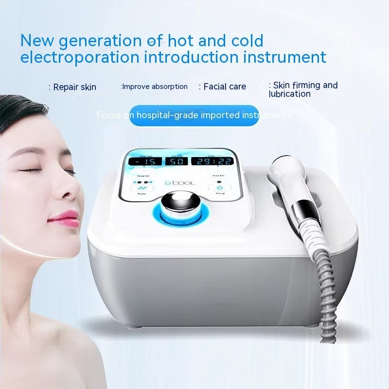 Commercial White Cold Therapy Device for Facial Ion Shrink Pores Ice - Chill Out with the cold therapy device facial