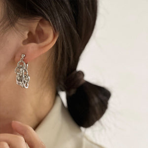 Electroplated Silver Copper Earrings Pair CHF US Natural Pack - Chilly for Hot Tempers in Style united states chf