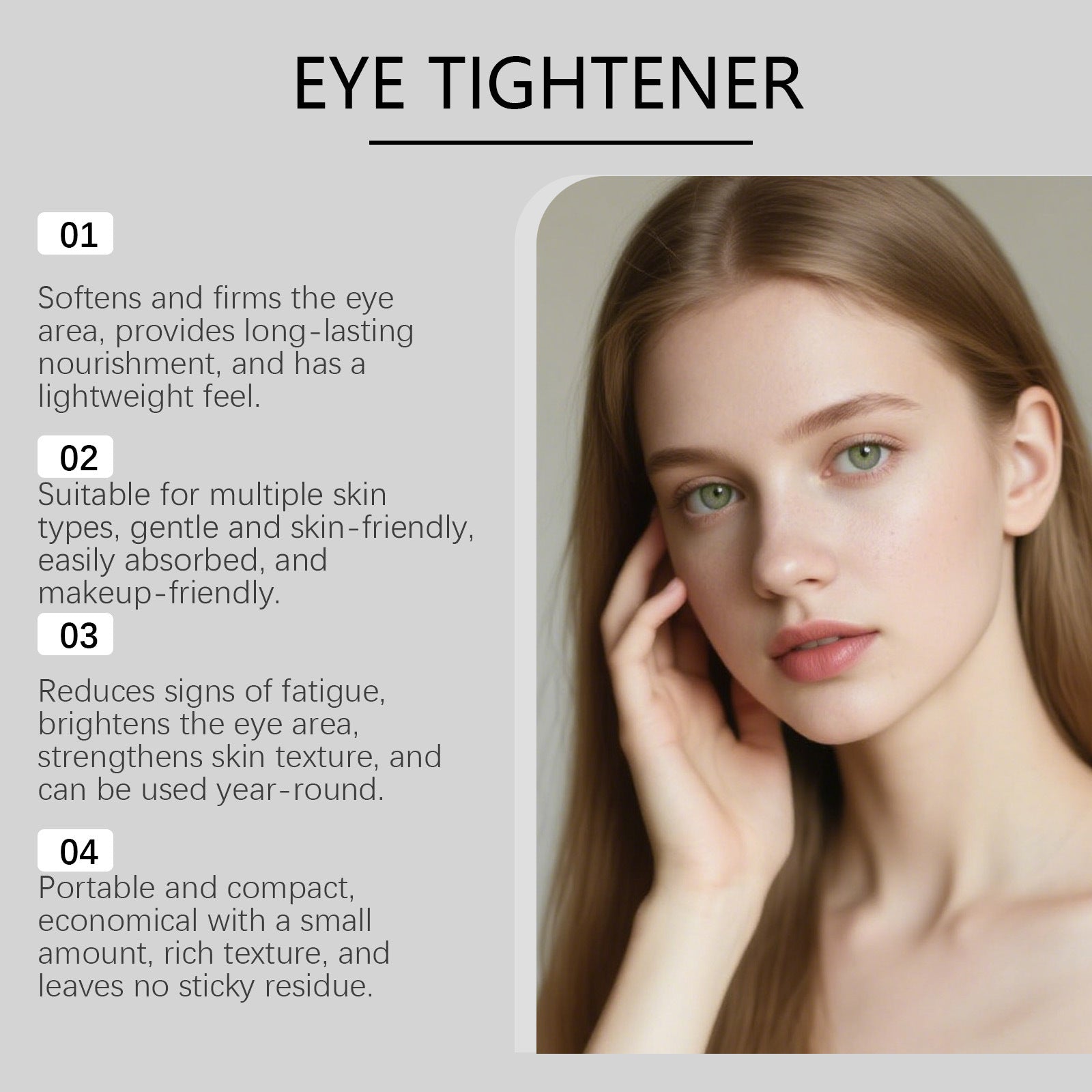 Collagen Eye Cream with Salmon DNA and Hydrating Anti Aging Formula