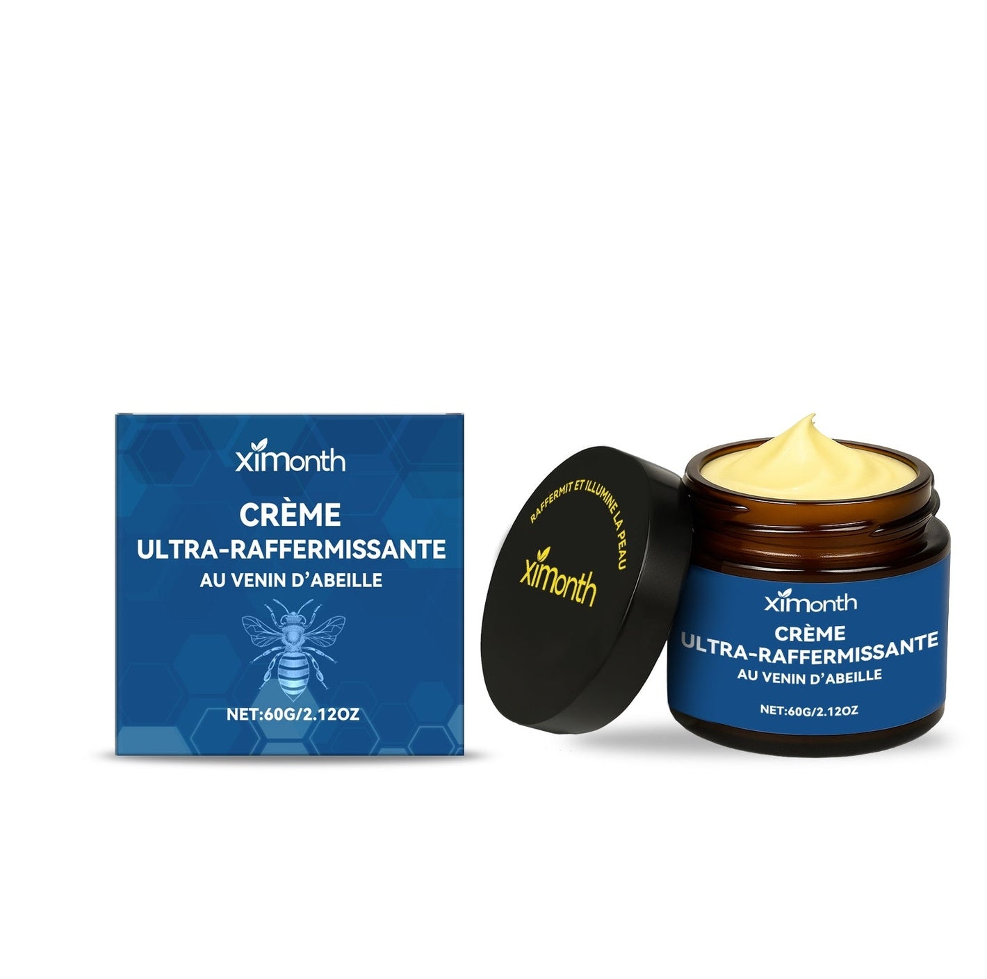 Collagen Firming Cream with Bee Venom for Anti Aging and Skin Tightening - Teleplus bee venom firming cream