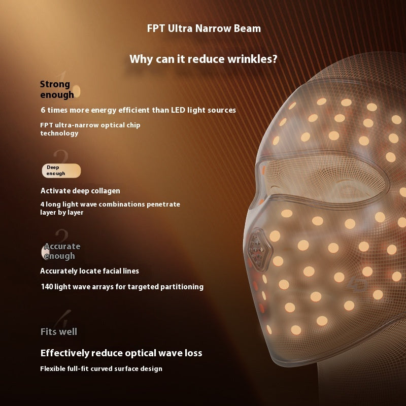 Collagen Light Mask Concentrated Energy Light Grain Photon Beauty Apparatus - Glow Up with Collagen Light Mask Grain