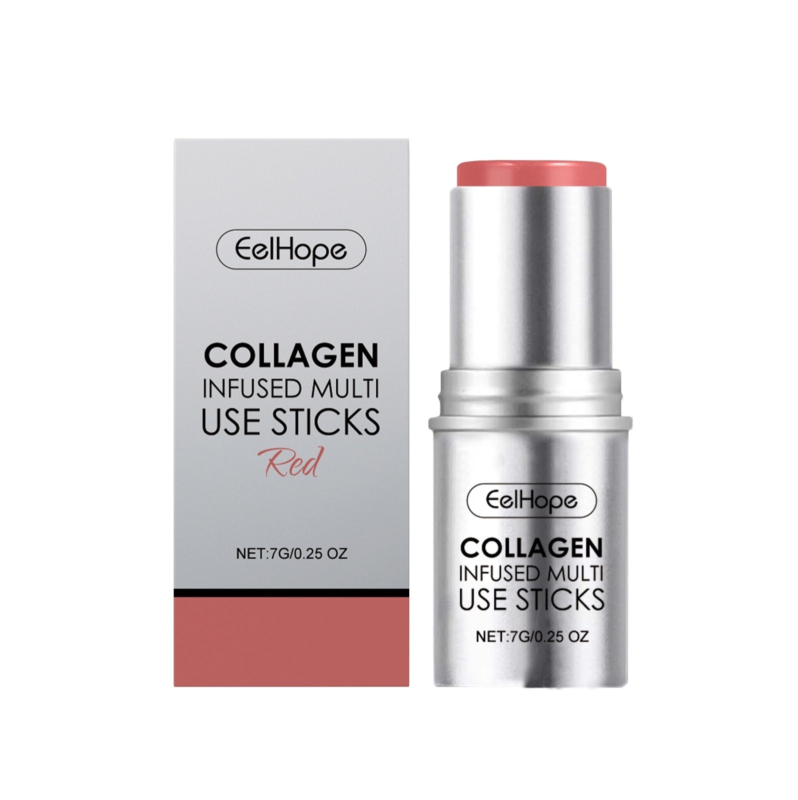 Collagen Makeup Stick with Glycerin Hyaluronic Acid and Mica - Teleplus collagen makeup stick