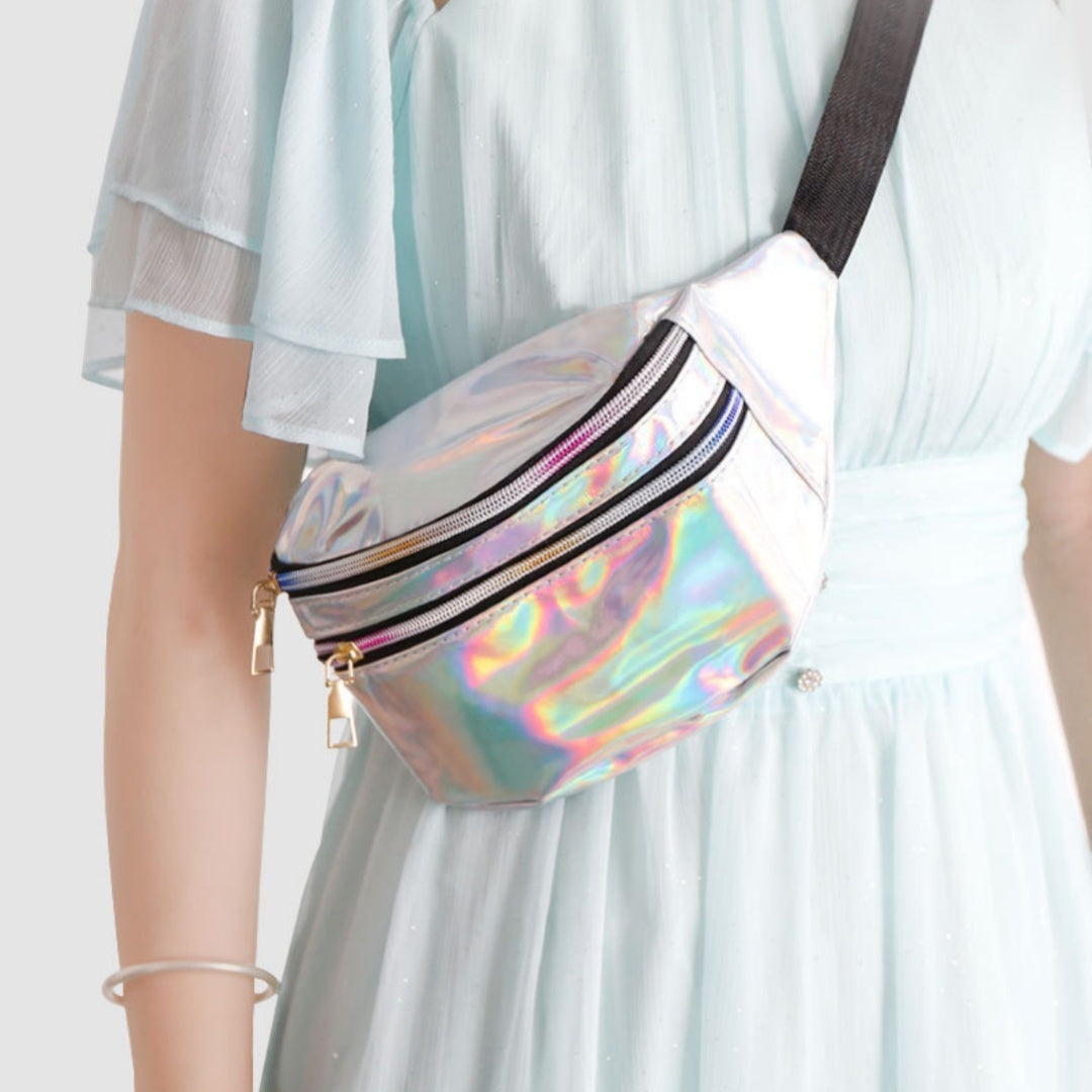 Color Laser Waterproof Waist Pack for Sports Fitness and Outdoor Activities - Teleplus waist pack sports fitness color