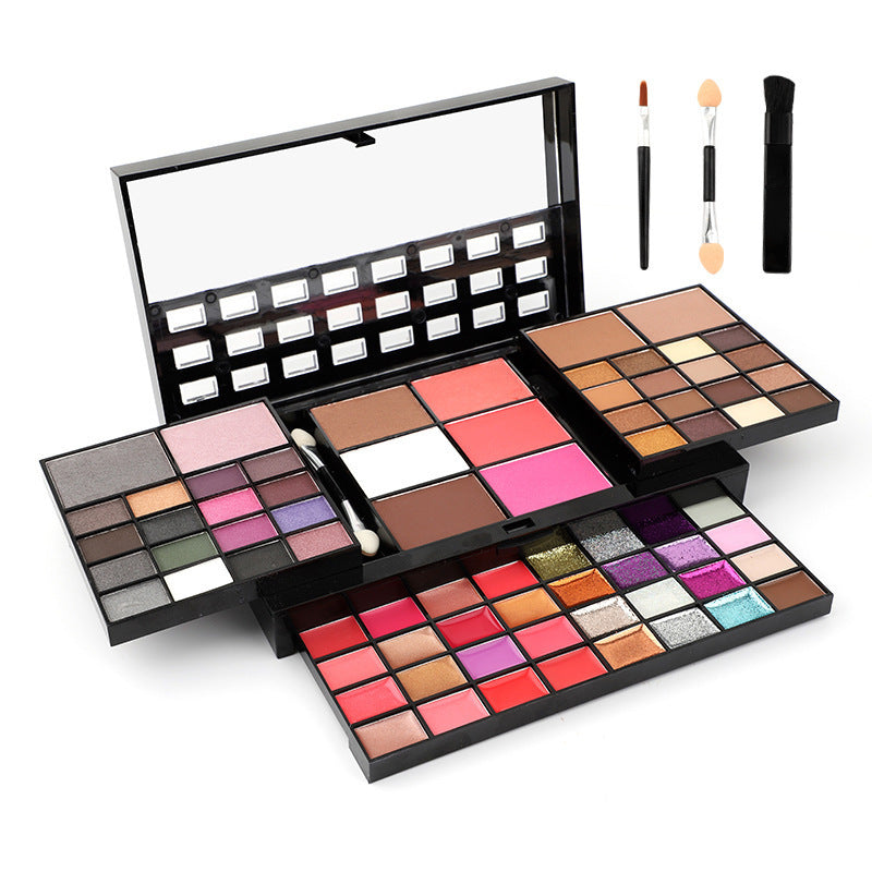 Color Makeup Set with Eyeshadow Blush Lip Gloss and Concealer for Creative Looks - Get Ready a Explosion Colors colors