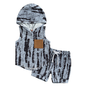 Camouflage Lanyard Shorts and Pants Set for Boys in Various Sizes - Kids Who Love to Match Colors united states chf