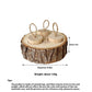 Color Wooden Lid Type Storage Bag for Pet Toys with - Teleplus color wooden lid type