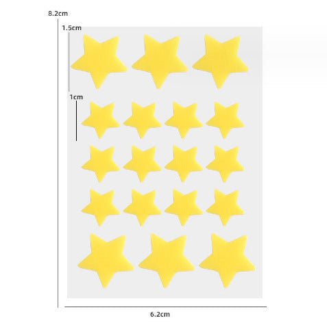 Colored Loving Heart Makeup Tools Set for Facial and Beauty Applications - Seal Your Zits with Hydrocolloid Patch