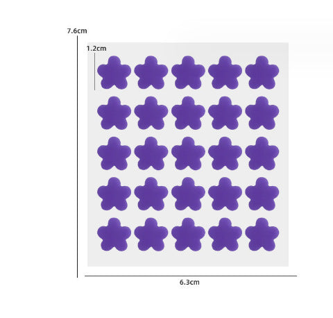 Colored Loving Heart Makeup Tools Set for Facial and Beauty Applications - Seal Your Zits with Hydrocolloid Patch