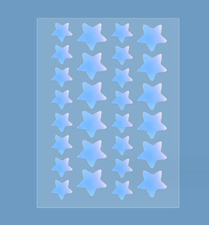 Colored Loving Heart Makeup Tools Set for Facial and Beauty Applications - Seal Your Zits with Hydrocolloid Patch