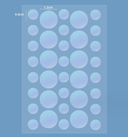 Colored Loving Heart Makeup Tools Set for Facial and Beauty Applications - Seal Your Zits with Hydrocolloid Patch