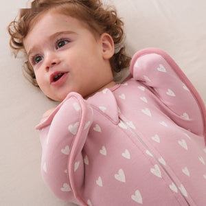 Colorful Baby Sleeping Bag with Love Heart and Raindrop Design - for Nap Enthusiasts baby sleeping bag