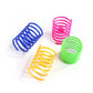 Colorful Cat Spring Toys Plastic Interactive Pet Play Pack 4 or 20 Pieces