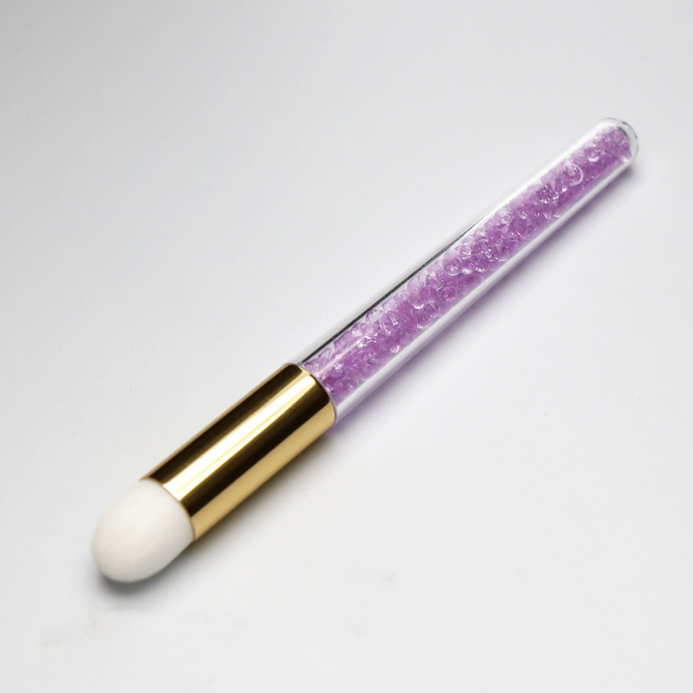 Colorful Diamond-Sequin Eye Shadow Brush for Makeup and Cleaning Applications - Teleplus mousse cleaning brush sequin