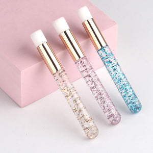 Colorful Diamond-Sequin Eye Shadow Brush for Makeup and Cleaning Applications - Teleplus mousse cleaning brush sequin