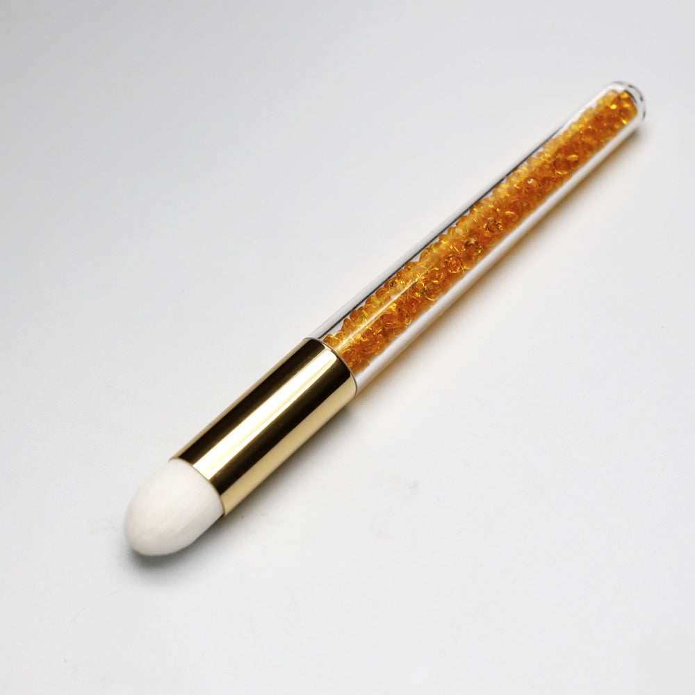 Colorful Diamond-Sequin Eye Shadow Brush for Makeup and Cleaning Applications - Teleplus mousse cleaning brush sequin