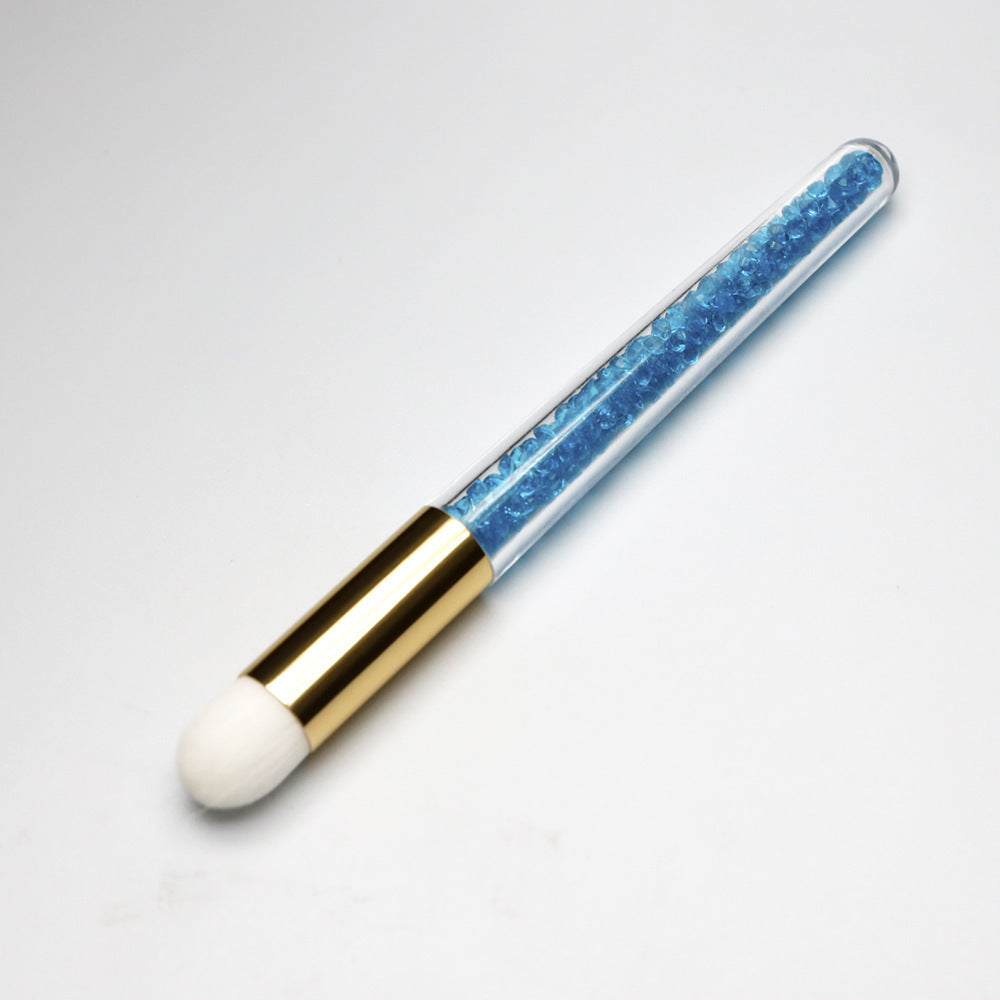Colorful Diamond-Sequin Eye Shadow Brush for Makeup and Cleaning Applications - Teleplus mousse cleaning brush sequin
