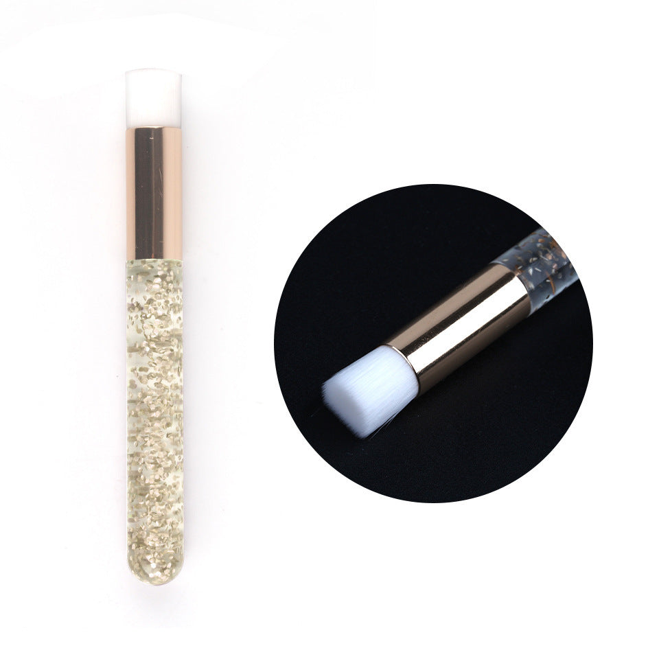 Colorful Diamond-Sequin Eye Shadow Brush for Makeup and Cleaning Applications - Teleplus mousse cleaning brush sequin