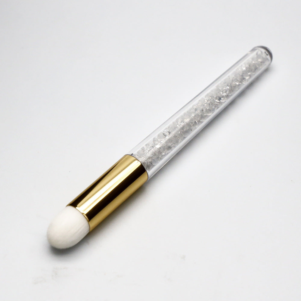 Colorful Diamond-Sequin Eye Shadow Brush for Makeup and Cleaning Applications - Teleplus mousse cleaning brush sequin