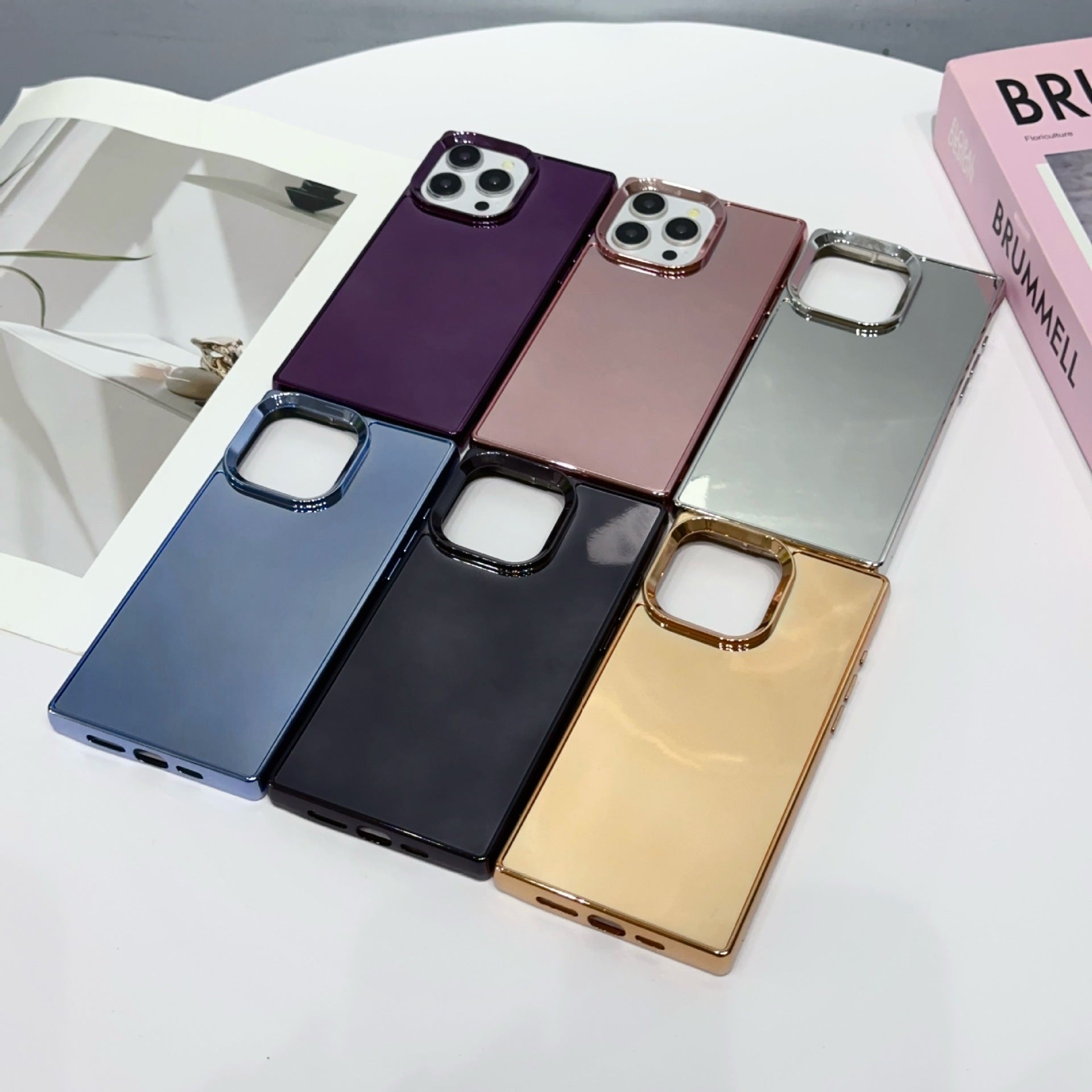 Colorful Electroplated Shockproof Phone Case for Apple Devices - Teleplus iPhone