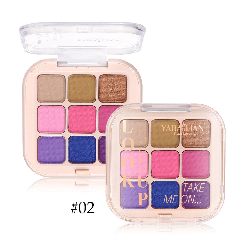 Colorful Fog Eye Shadow Plate with Multiple Shades for Creative Makeup - Teleplus eye shadow plate colorful fog