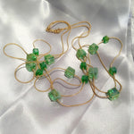 Colorful Geometric Snake Bone Chain Necklace with Square Crystal for United States - Sparkle Like a Disco Ball in Chic