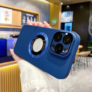 Colorful iPhone Lens Protector Integrated Magnetic Matte Case for Multiple Models - Phone For Protection Nerds Unite