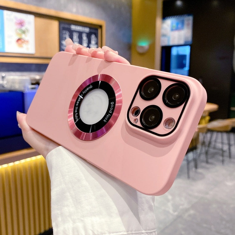 Colorful iPhone Lens Protector Integrated Magnetic Matte Case for Multiple Models - Phone For Protection Nerds Unite