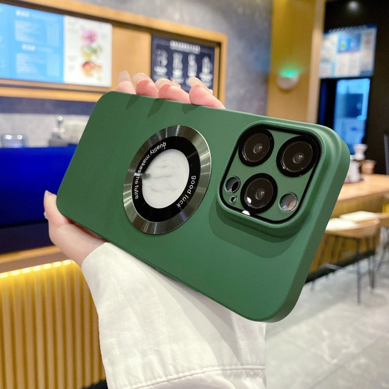 Colorful iPhone Lens Protector Integrated Magnetic Matte Case for Multiple Models - Phone For Protection Nerds Unite