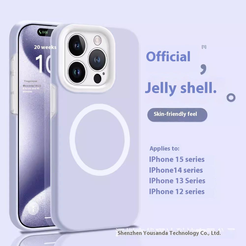 Colorful Jelly Liquid Magnetic Silica Gel Balls with Big Hole Lens - Case for Phone Shenanigans jelly liquid magnetic