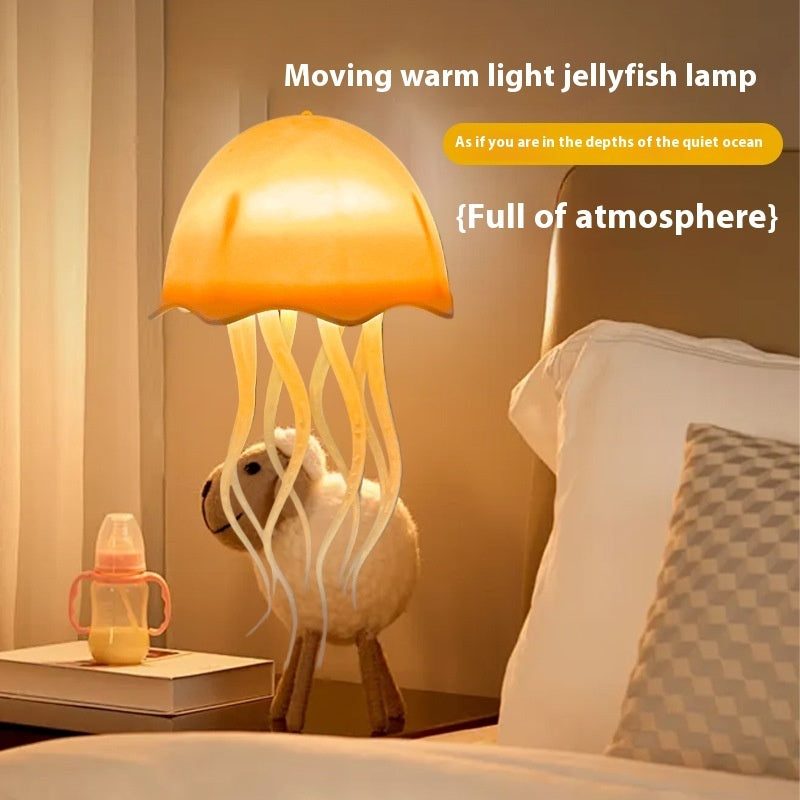 Colorful Jellyfish Lamp USB with Voice Control Swimming Ambience Light - for jellyfish lamp usb colorful voice control