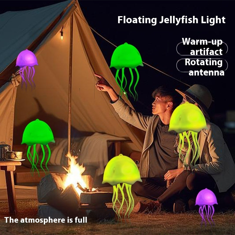 Colorful Jellyfish Lamp USB with Voice Control Swimming Ambience Light - for jellyfish lamp usb colorful voice control