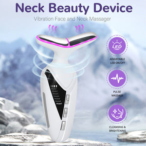 Colorful Light Massage Neck Beauty Instrument High Frequency Beauty Instrument - Brighten Your Neck with Colorful Light