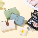 Colorful No Box Anti-Theft Credit Card Holder in White Black Blue Green - [no box] anti-theft credit card