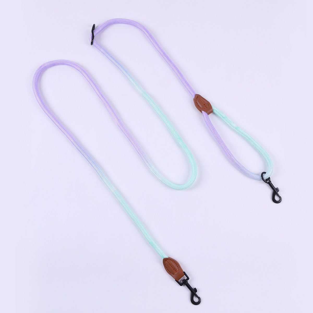 Colorful Nylon Pet Leash Rope with Chain Ring for Dogs and Cats - Dog Cat Teleplus