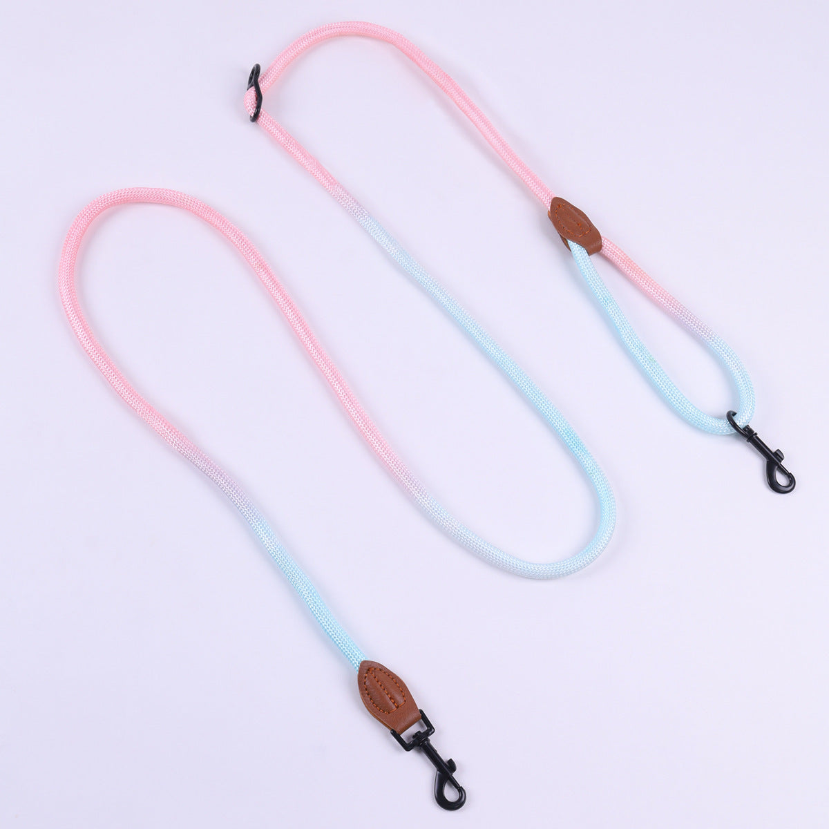 Colorful Nylon Pet Leash Rope with Chain Ring for Dogs and Cats - Dog Cat Teleplus