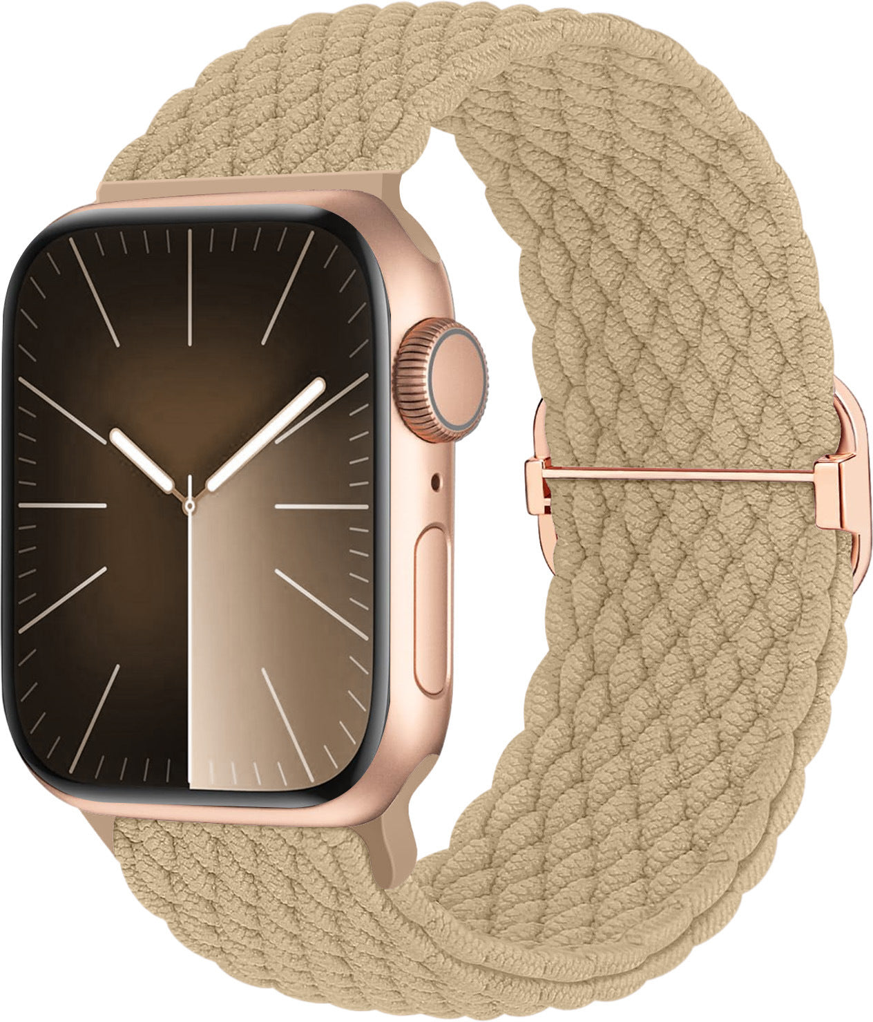 Colorful Nylon Woven Strap with Adjustable Buckle for Apple Watches - Teleplus Watch nylon woven strap adjustable buckle