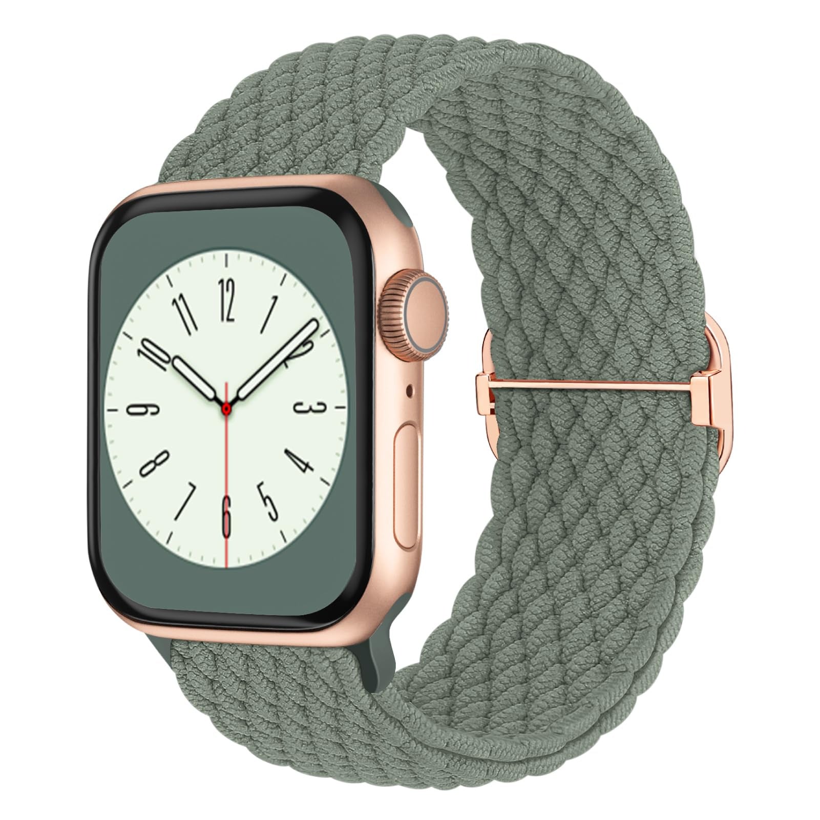 Colorful Nylon Woven Strap with Adjustable Buckle for Apple Watches - Teleplus Watch nylon woven strap adjustable buckle
